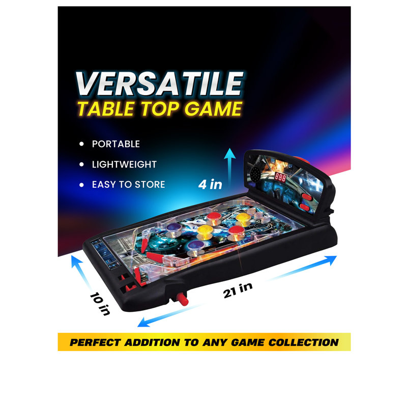 Golden Bright New Era Pinball Tabletop Game Golden Bright New Era Pinball Game & Reviews | Wayfair